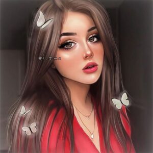  Cartoon DP for Girls
