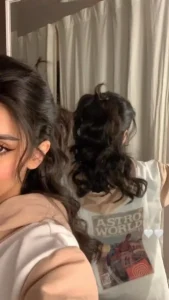 hidden face girl pic