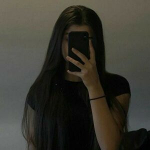 hidden face girl pic black and white