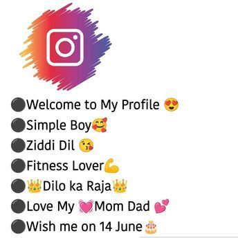 instagram bio for boys
