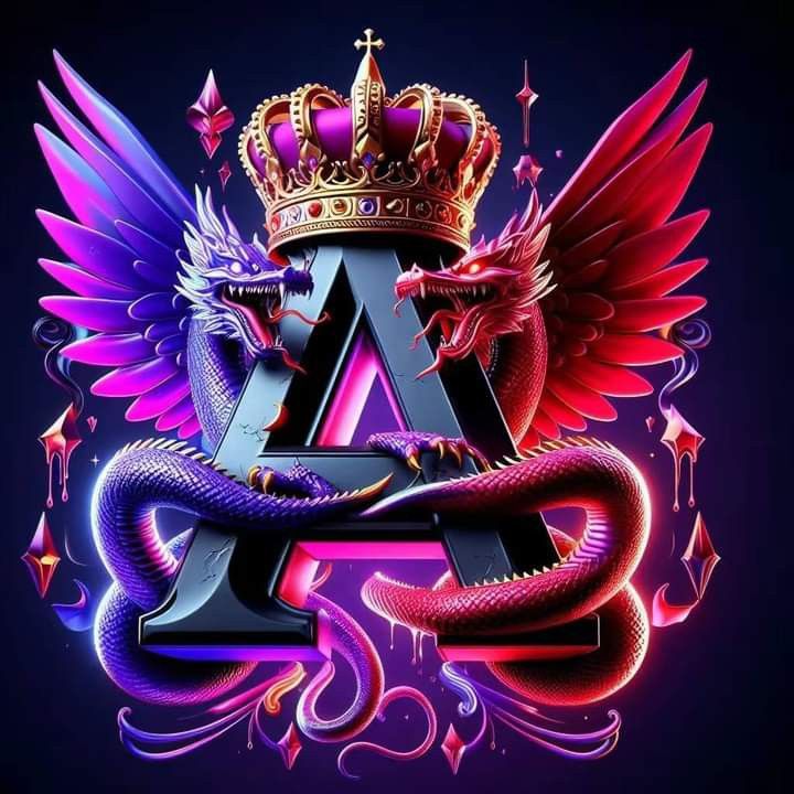 3D Alphabet A Name Image ✨