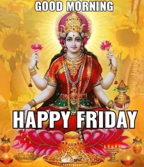 Good Morning Friday Maa Lakshmi Images in Hindi