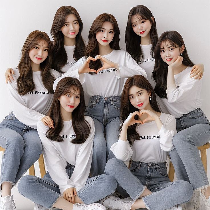 Best Friend Group Girls Dp
